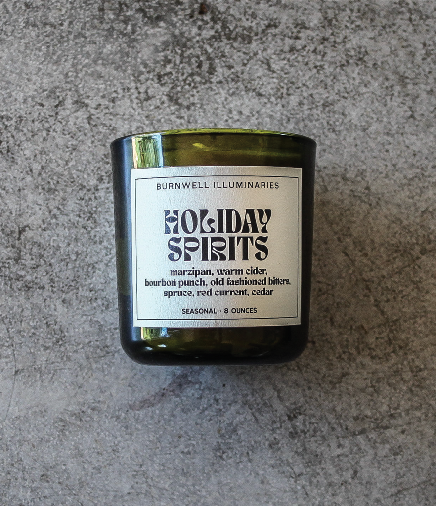 HOLIDAY SPIRITS BURNWELL CANDLE